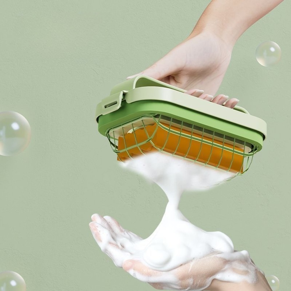 Creative Soap Box, Multi Functional Aerator with Rich Lather, Large Contact Area for Bathroom & Kitchen