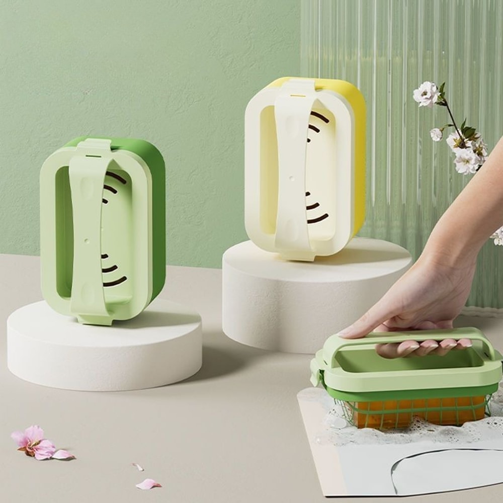 Creative Soap Box, Multi Functional Aerator with Rich Lather, Large Contact Area for Bathroom & Kitchen