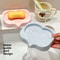 Fast Draining Heart-Shaped Soap Dish, Cute Soap Holder for Bathroom and Kitchen Accessories