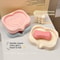 Fast Draining Heart-Shaped Soap Dish, Cute Soap Holder for Bathroom and Kitchen Accessories