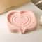 Fast Draining Heart-Shaped Soap Dish, Cute Soap Holder for Bathroom and Kitchen Accessories