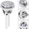 Water Saving Dual Flush Toilet Push Button Universal Adjustable Replacement for Toilet Tank