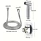 High Pressure Flushing Stainless Steel Toilet Bidet Sprayer Set for Bathroom Cleaning