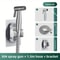 High Pressure Flushing Stainless Steel Toilet Bidet Sprayer Set for Bathroom Cleaning