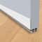 Windproof Soundproof Dustproof Elf Adhesive Door Bottom Seal Strip for Bedroom Bathroom Home Door Weatherstrip Entrance