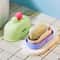 Cakeshaped Soap Tray Portable Travel Soap Container Leakproof Bathroom Accessory For Camping 4