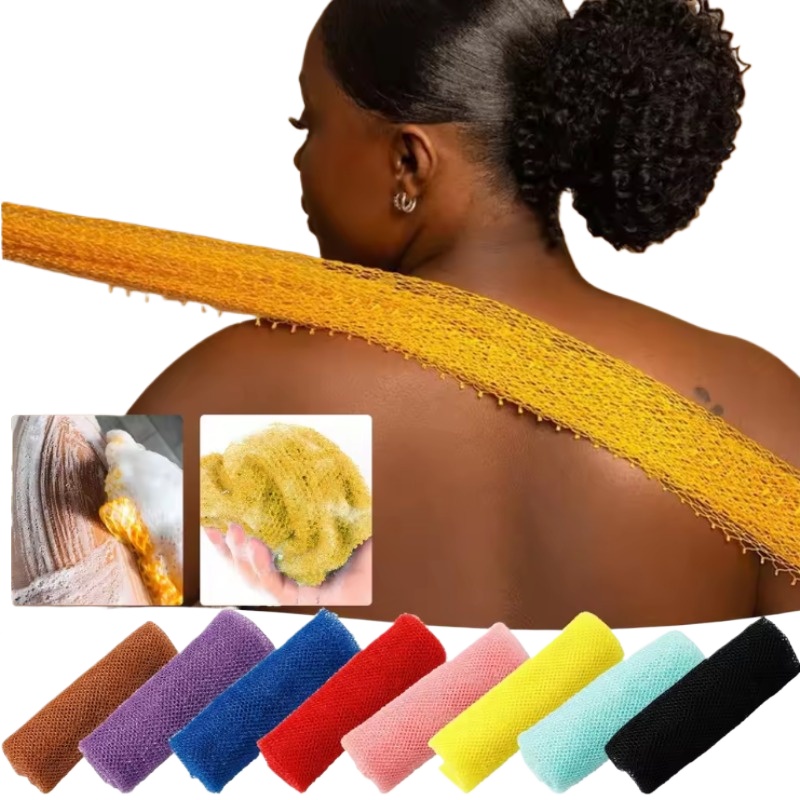 Foam Soap Network Exfoliating Net Sponge Back Scrubbing Tool For Bath Shower Skin Care 1