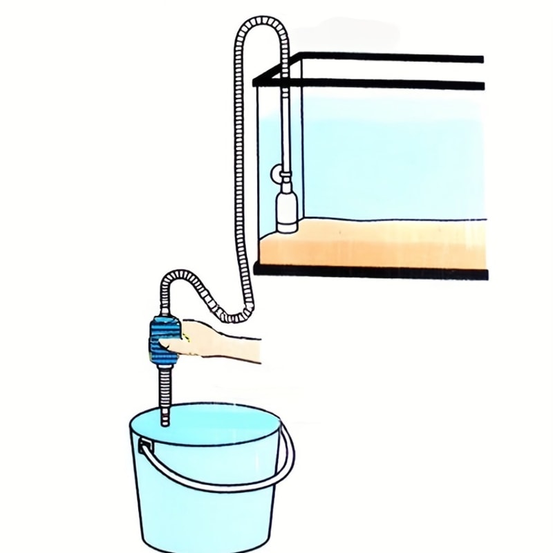 Aquarium Water Changer Tool, Gravel Sand Cleaner for Fish Tank Water Change, Home Fish Cleaning Supplies
