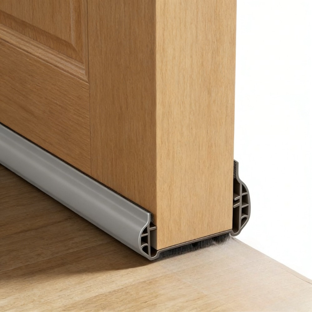 Soundproof Self Adhesive Door Bottom Seal Strip Windproof Mouse Proof For Wooden Room Door Gap 0