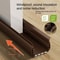 Mute Noise Reduction Wool Door Bottom Strip, Mouse Proof Draft Stopper, Door Gap Sealer for Home Use