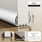 Mute Noise Reduction Wool Door Bottom Strip, Mouse Proof Draft Stopper, Door Gap Sealer for Home Use