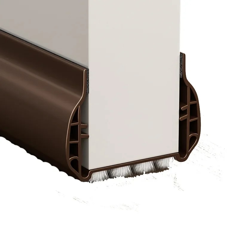 Mute Noise Reduction Wool Door Bottom Strip, Mouse Proof Draft Stopper, Door Gap Sealer for Home Use