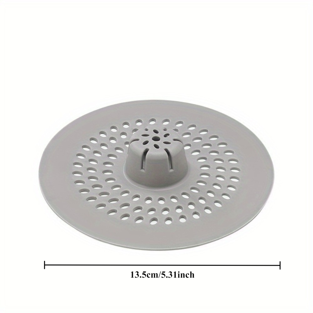 Anti Clogging Hair Catcher for Bathroom Shower Drain, Multifunctional Silicone Drain Strainer Protection
