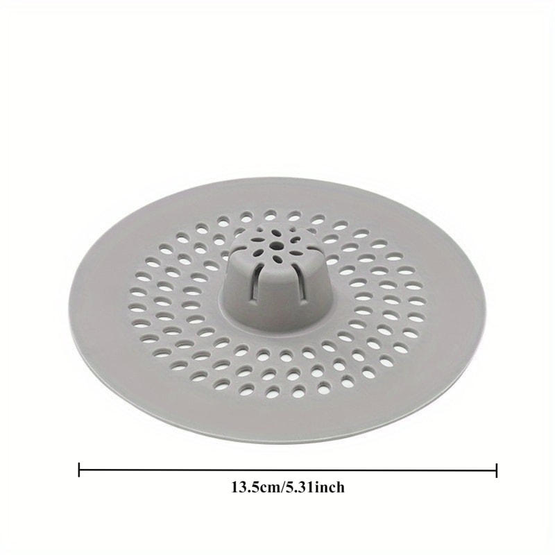 Anti Clogging Hair Catcher for Bathroom Shower Drain, Multifunctional Silicone Drain Strainer Protection