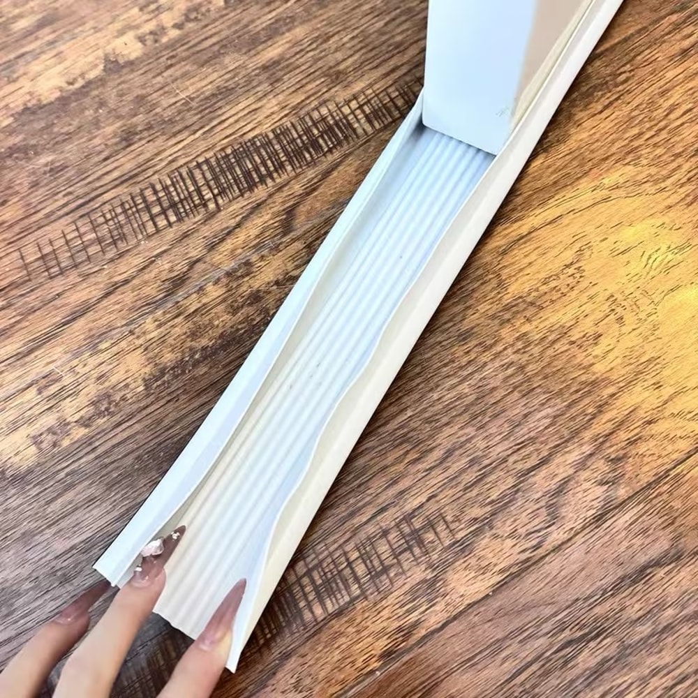 Adjustable Self Adhesive Door Seals Multi Color for Soundproof & Windproof Protection, Double Tape Door Bottom Seals