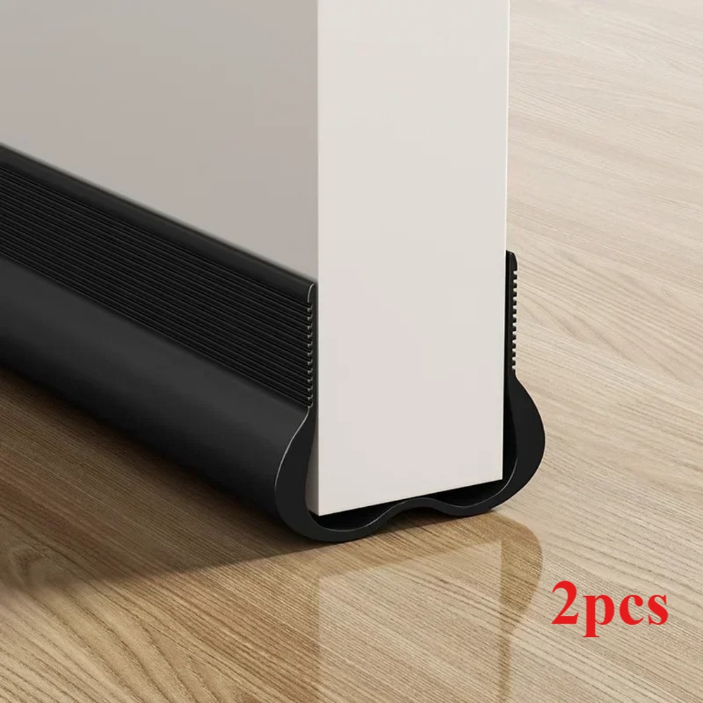 Adjustable Self Adhesive Door Seals Multi Color for Soundproof & Windproof Protection, Double Tape Door Bottom Seals