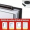 Weather Stripping Seal Strip, Windproof Soundproof Draft Blocker for Gap Filler Doors Windows