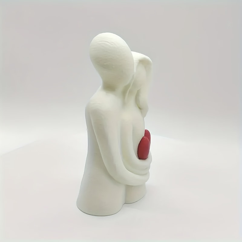 Modern Love Embracing Statues, Embracing Couple Decoration, Perfect Gift Ornaments