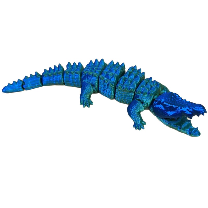 Desktop Accessories Movable Skeleton Crocodile Home Decoration Shapeable Joints 6