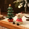 Resin Material Home Decoration with Cute Christmas Lambs and Christmas Tree for Holiday Homes