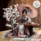 Traditional Japanese Themed Geisha Decorative Ornaments for Bedroom Art