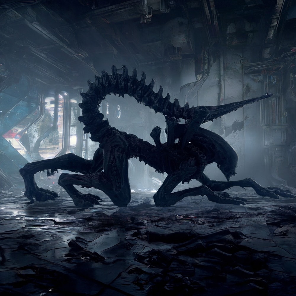 Creatively Designed Special-Shaped Ornament Ready to Prey, Perfect for Alien Atmosphere Collection