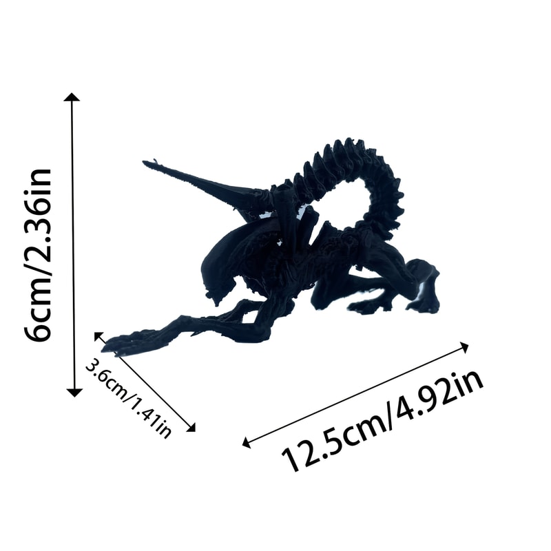 Creatively Designed Special-Shaped Ornament Ready to Prey, Perfect for Alien Atmosphere Collection