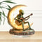 Alien Moon Guitarist Bohemian Ornament Acrylic Sculpture Home Decor
