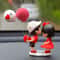 Cute Lovers Balloon Ornament, Cartoon Resin Couples Figurine, Home Decor for Car Dashboard, Lovely Kiss Miniatures