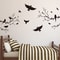 Kids Room Decoration Branch Bird Silhouette Wall Stickers, Living Room Wall Decals, DIY Home Bedroom Decor