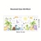 Dinosaur Cartoon Wall Stickers for Children Room, Boys Nursery Background Decoration Wall Decals
