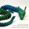 Flexible Joints for Customizable Poses, Printed Chinese Dragon Ornament, Unique Anime-Inspired Collectible
