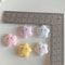 Durable Star-Shaped Magnetic Fridge Magnets, Pastel Colors with Smiling Faces, Ideal for Home Decoration