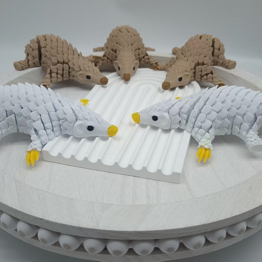 Animal Model Decoration Printed Pangolin Statue For Christmas And Home 1