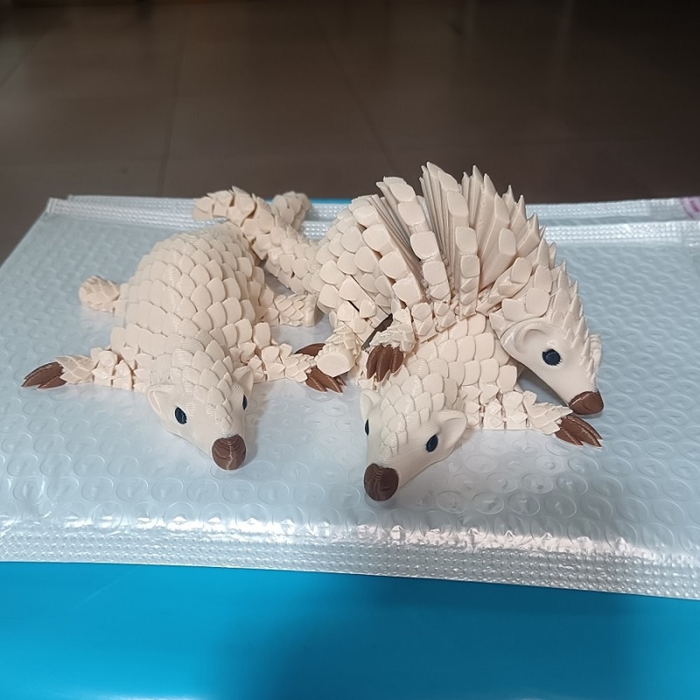 Animal Model Decoration Printed Pangolin Statue For Christmas And Home 2