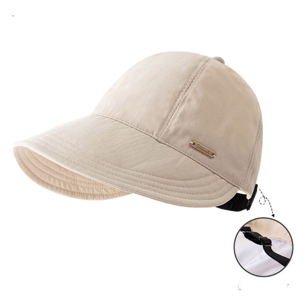 Adjustable Foldable Wide Brim Sun Hat, Summer Quick-drying Fisherman Cap for Men Women