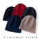 Winter Double Layer Thicken Knitted Beanies Caps, High Quality Pure Cashmere Hat for Men and Women, Female Outdoor Hats