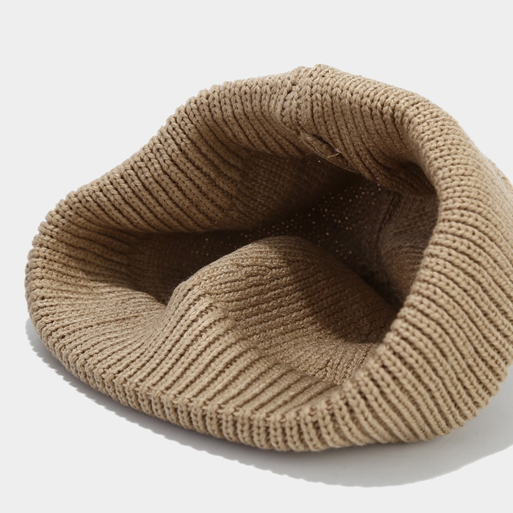 Skullcap Autumn Women Winter Fisherman Beanies Hat Hip Hop Knitted Hat 5