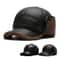 Men's Outdoor Faux Fur Bomber Hat, Winter Warm Ear Protect Cap, Gift for Dad Grandpa