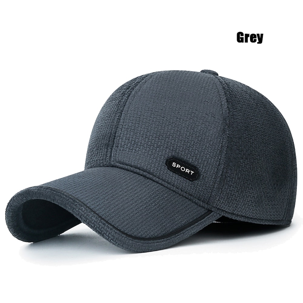 Thickened Winter Baseball Cap with Ear Protection for Middle-Aged, Elderly – Cold-Proof & Windproof