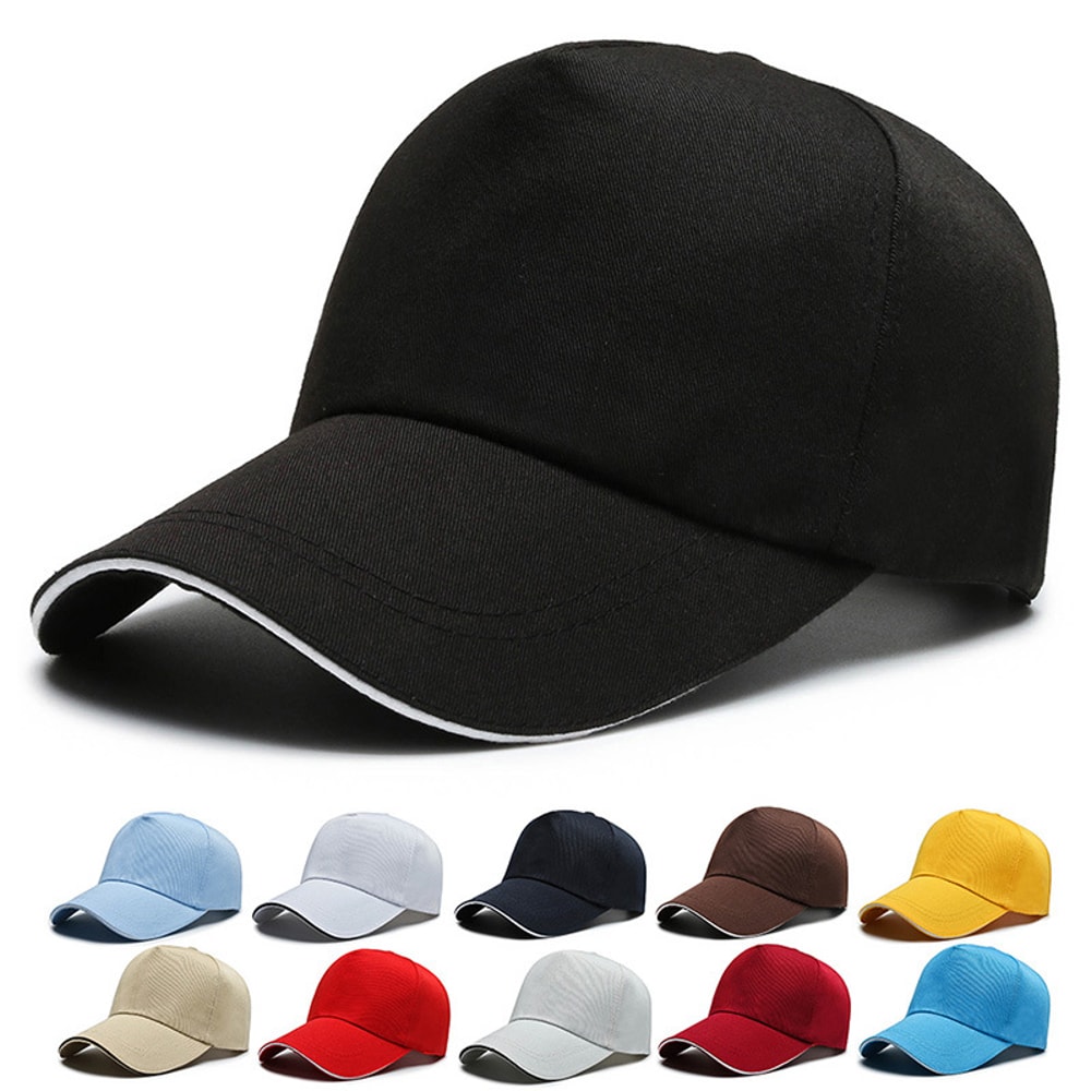 Spring And Summer Simple Sunscreen Baseball Cap Womens Outdoor Leisure Sports Cap Men 0