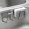 Self-Adhesive Kitchen Sponge Rack Sink, Stainless Steel, Ideal for Bathroom and Kitchen Storage