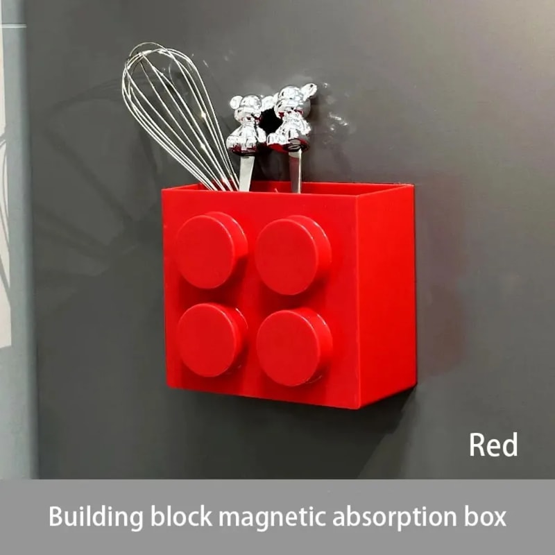 Holiday Themed Decor Tools, Magnetic Refrigerator Storage Box, Kitchen Organizer