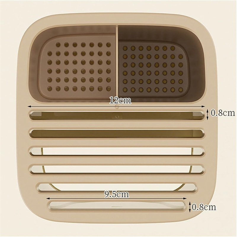 Multi-purpose Knife Block Holder, Kitchen Cutlery Storage Box, Storage Rack Shelf for Knives, Home Kitchen Tableware