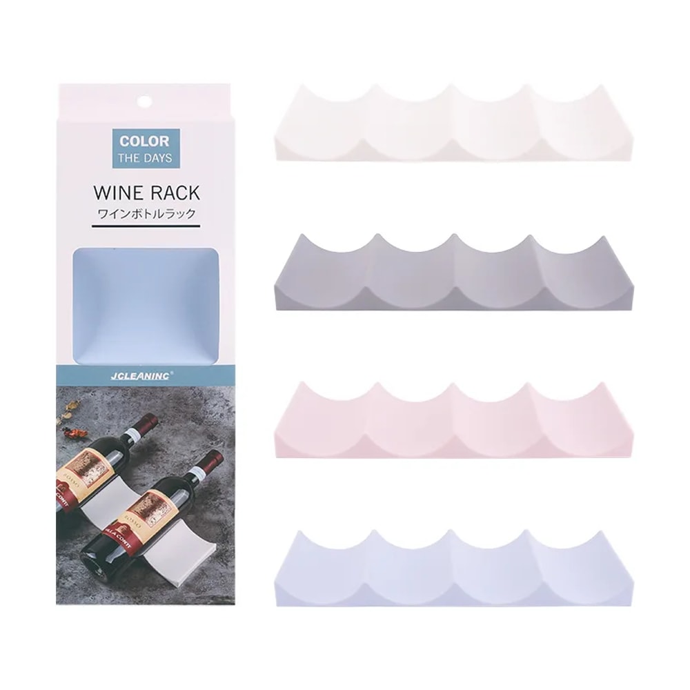 Stackable Beer Bottle Rack, Fridge Cabinet Space Saver, Can Organizer, Stacking Mat for Countertop & Cabinet Storage