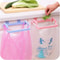Plastic Garbage Bag Holder for Kitchen Cabinet Door, Hanging Cloth Holder for Home Storage