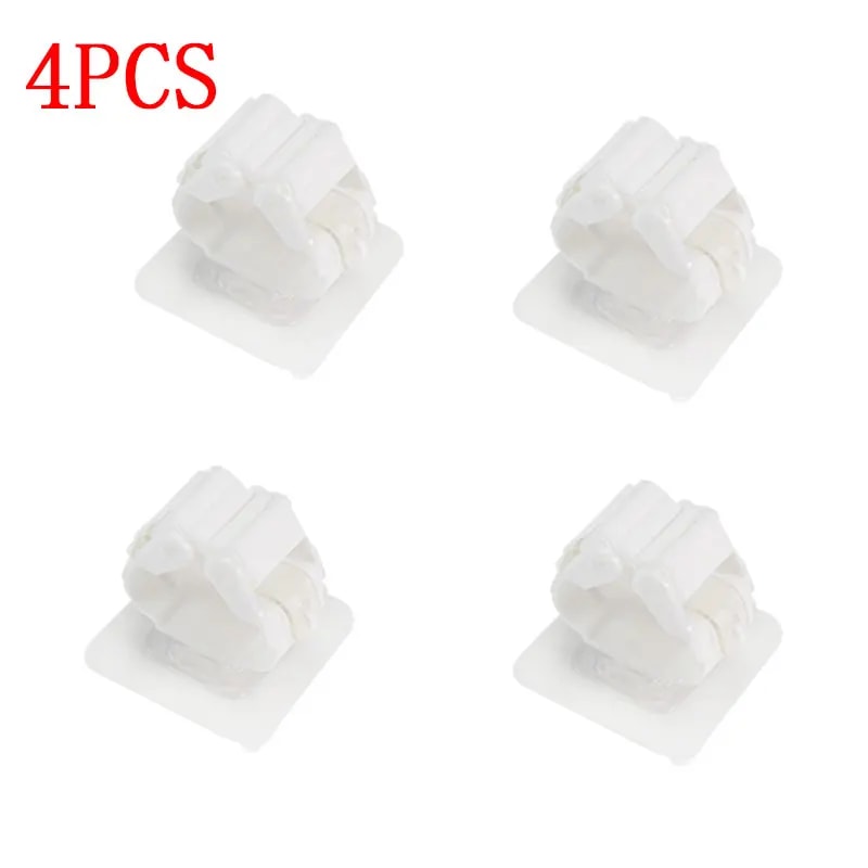 Hanging Pipe Mop Storage Rack, Waterproof Wall-Mounted Mop Clip for Bathroom with Suction Hanger