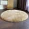 Washable Faux Fur Rug, Soft Sheepskin Fluffy Mat for Bedroom & Living Room