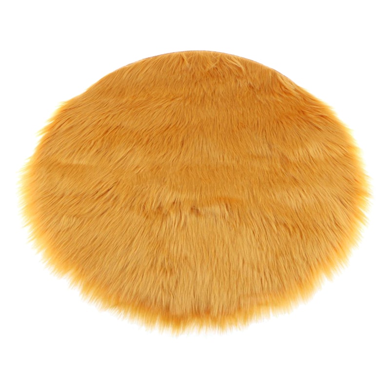 Washable Faux Fur Rug, Soft Sheepskin Fluffy Mat for Bedroom & Living Room