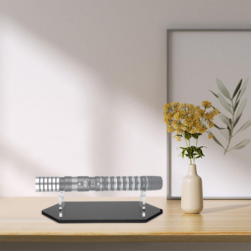 Acrylic Lightsaber Display Collection Holder, Desktop Decoration Tool with Smooth Surfaces for Wands